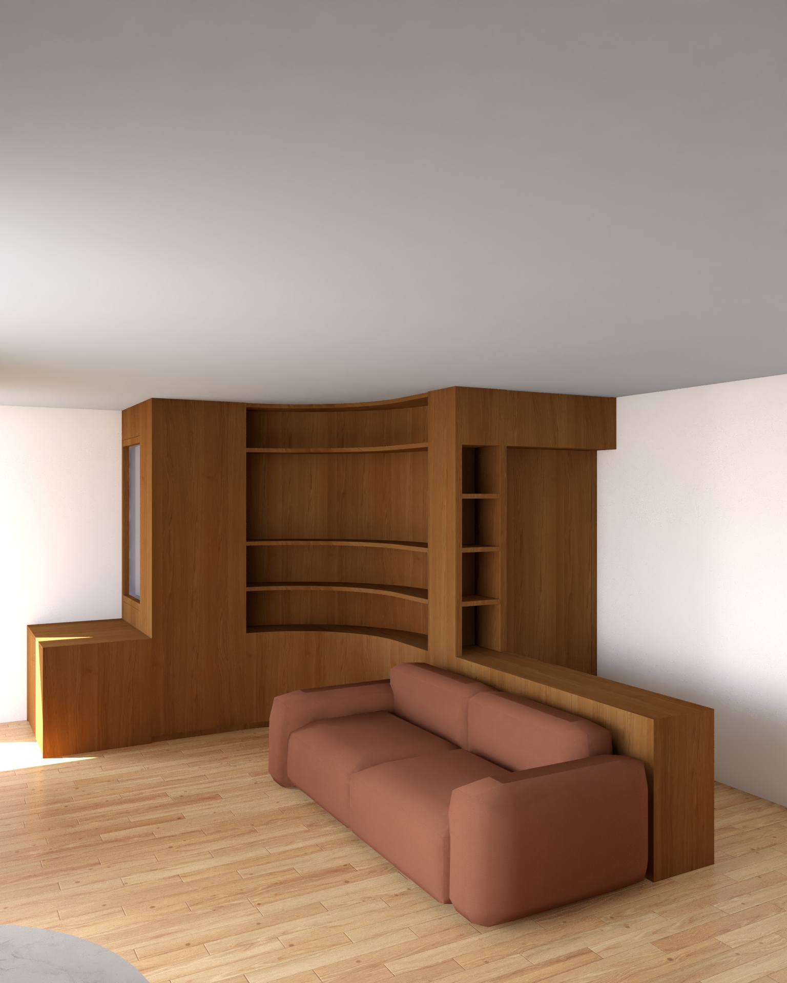 rendu 3D bibliothèque